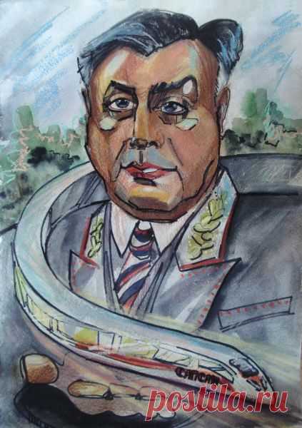 Глава РЖД - Шаржи на El-Arte.ru