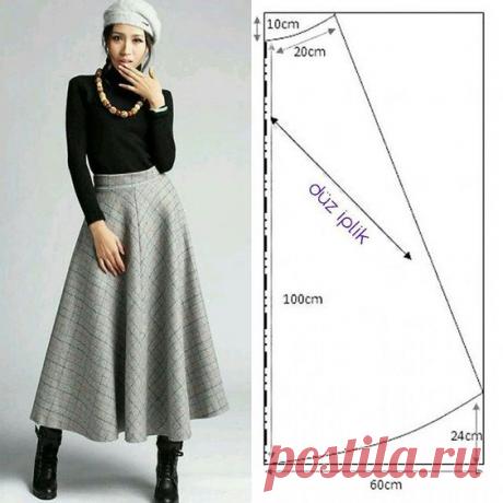 Мега подборка замечательных выкроек юбок.
