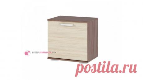 Тумба малая ТМ500 "Ника" SL - Ясень шимо темный / Ясень шимо светлый - купить по цене 1490 ₽, в Санкт-Петербурге