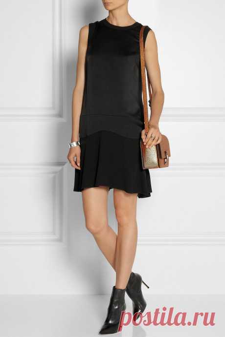 Belstaff | Gatwick crepe de chine mini dress | NET-A-PORTER.COM