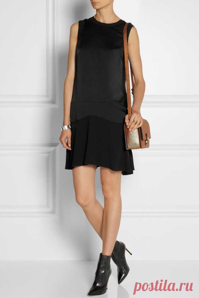 Belstaff | Gatwick crepe de chine mini dress | NET-A-PORTER.COM