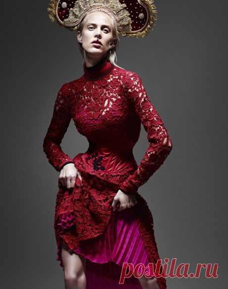 fashion for expression — The Scarlet Passion Aymeline Valade by Liz Collins...