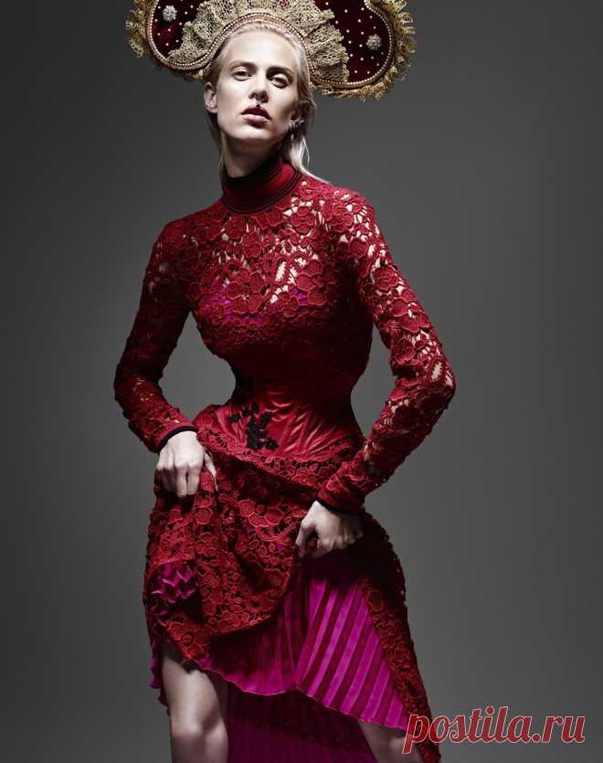 fashion for expression — The Scarlet Passion Aymeline Valade by Liz Collins...