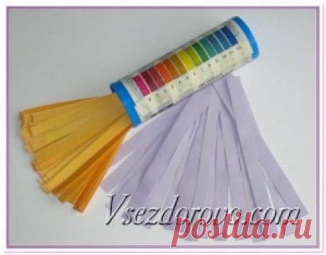 Как самостоятельно сделать индикаторные полоски для определения рН