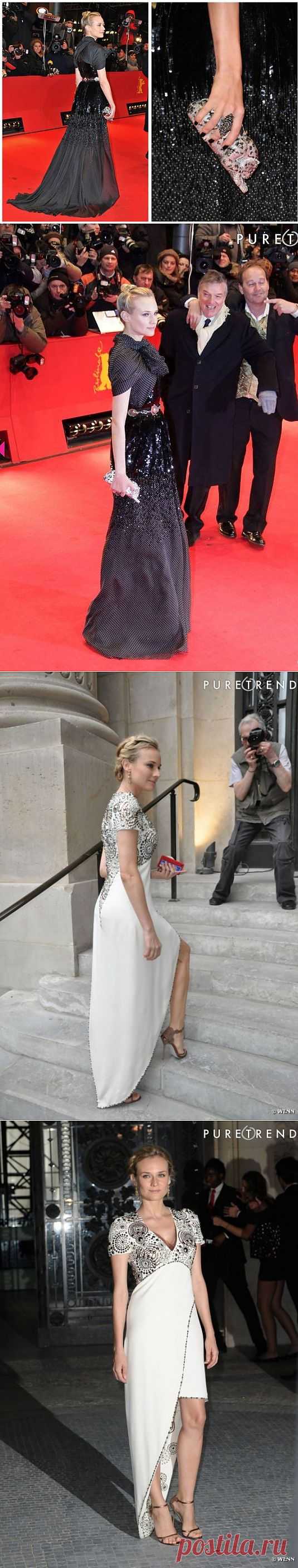 2 необычных платья Дианы Крюгер / Звездный стиль / Модный сайт о стильной переделке одежды и интерьера