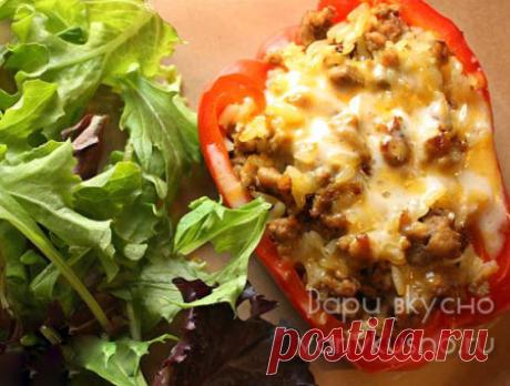 Фаршированные перцы с фаршем индейки