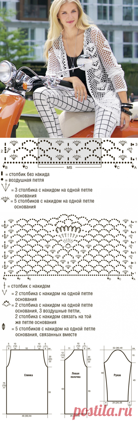 Сетчатый кардиган