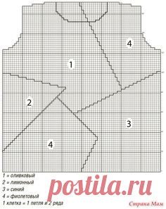 Удлиненный свитер с геометрическим узором - Жаккард - Страна Мам