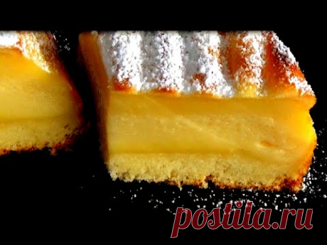 Это невероятно! Пирог  превращается в торт с кремом!  Вкусный Воздушный, а готовится всего 15 минут