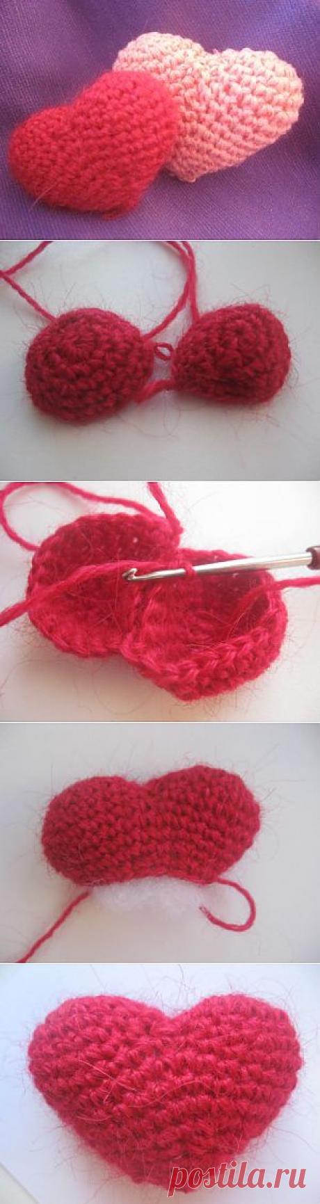 Сердечки крючком / Вязаные крючком аксессуары / PassionForum - мастер-классы по рукоделию