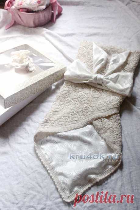 Плед крючком Изысканный. Работа Алины Николаевой - вязание крючком на kru4ok.ru