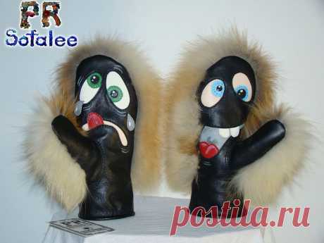 Варежки меховые - Exclusive women's genuine leather jackets. Genuine crocodile jacket. Python snake skin jacket. Leather Coat Vest Dress Pants. Fur Mittens Earmuffs. Эксклюзивные женские кожаные куртки, куртка из кожи питона и крокодила.