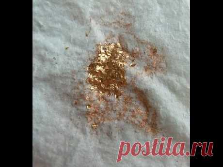 Снятие позолоты МЕТОДОМ 3-1 / Removing gilding BY METHOD 3-1