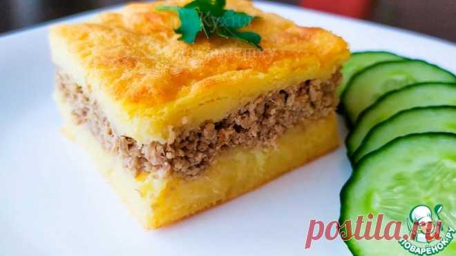 Картофельная запеканка с мясом Кулинарный рецепт