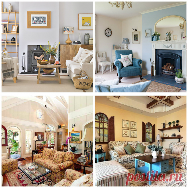 Country style living room: TOP rustic interior design ideas for living room