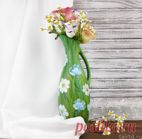 Декорируем кувшин росписью — Сделай сам, идеи для творчества - DIY Ideas