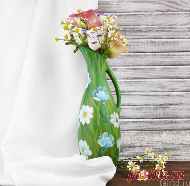 Декорируем кувшин росписью — Сделай сам, идеи для творчества - DIY Ideas