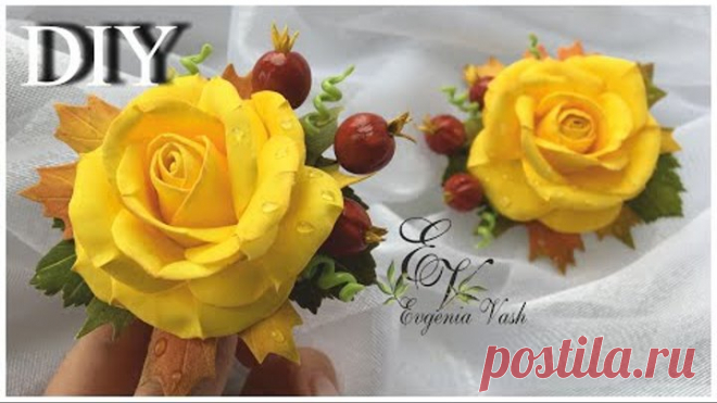 Всё без молда | ОСЕННИЕ УКРАШЕНИЯ для МОДНИЦ | РОЗА, КЛЁН, ЯГОДЫ и ЗЕЛЕНЬ БОЯРЫШНИКА, СПИРАЛЬКИ |DIY