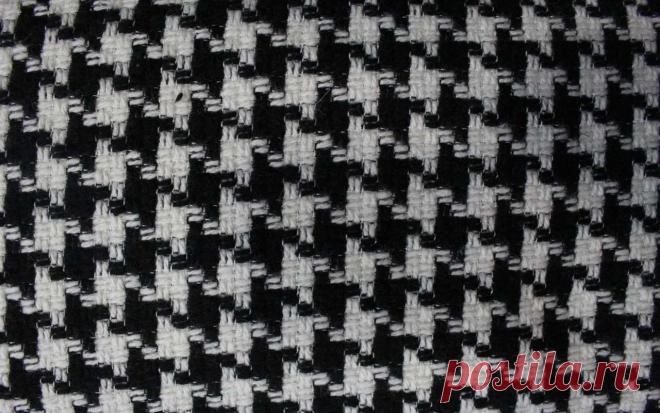 Акрил черно-белый – Textile Plaza