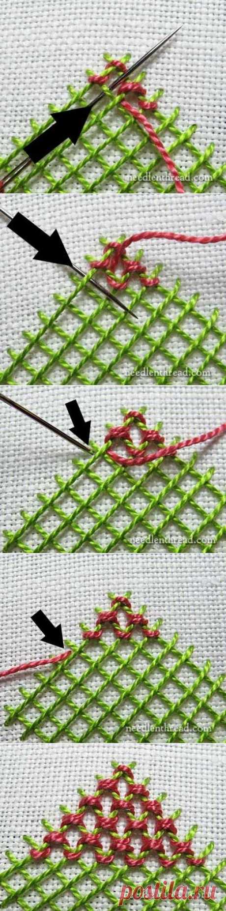 ч.3 Stitch Fun! How to Lace Lattice Stitches – Needle’nThread.com