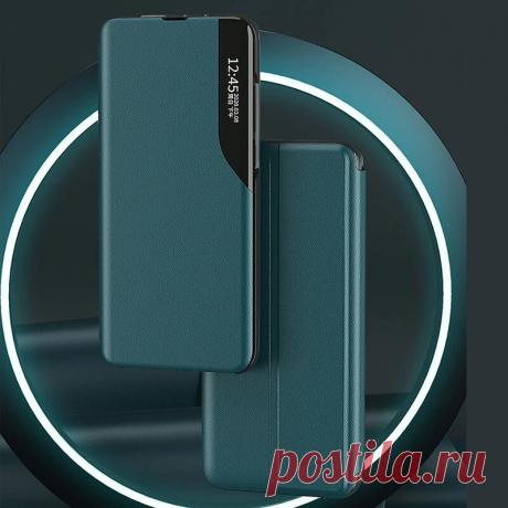Bakeey Magnetic Flip Smart Sleep Window View Shockproof PU Leather Full Cover Pr - US$9.79