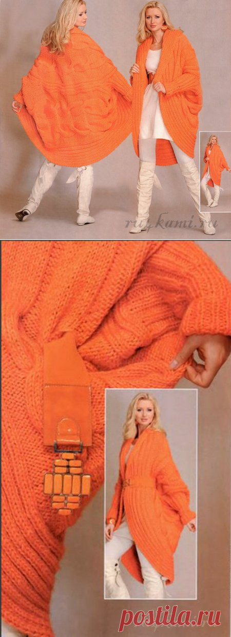 Пальто спицами » Сайт "Ручками" - делаем вещи своими руками