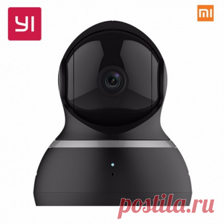 Поворотная WiFi / IP камера Xiaomi YI Dome Full HD 1080P купить PTZ видеокамеру