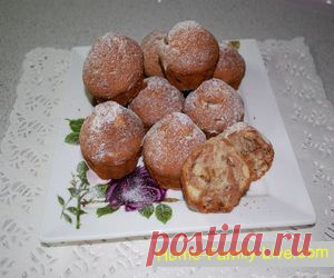 Мраморные кексы - пошаговый фоторецепт - маффиныКулинарные рецепты