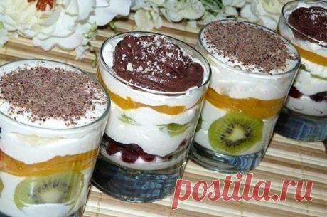 Десерт творожный - просто пальчики оближешь!