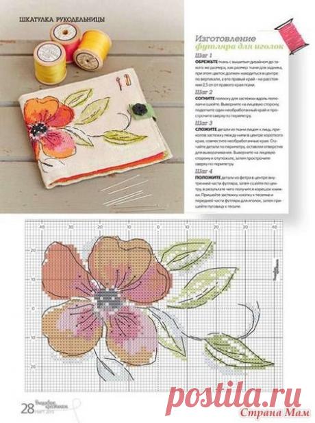 Вышивка крестом.