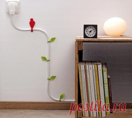 Куда спрятать электропровода? Художественные советы...