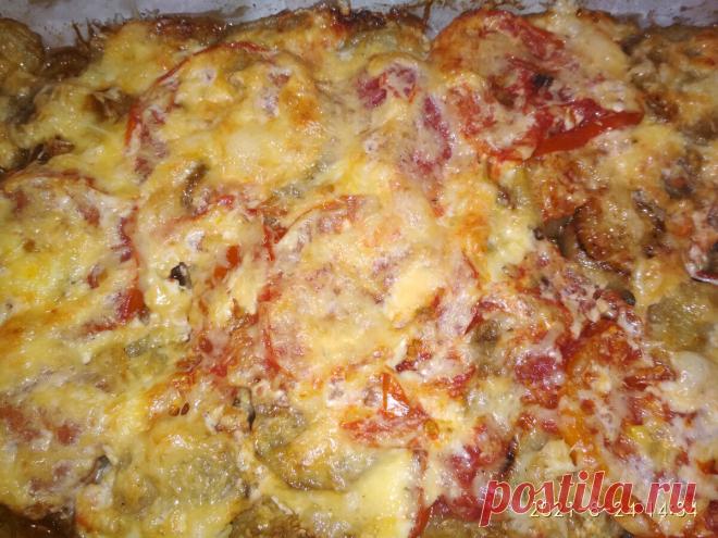 Баклажаны с сыром и помидорами, отказаться невозможно. | Гоша. | Яндекс Дзен