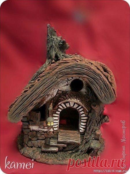 Сказочный домик из соленого теста