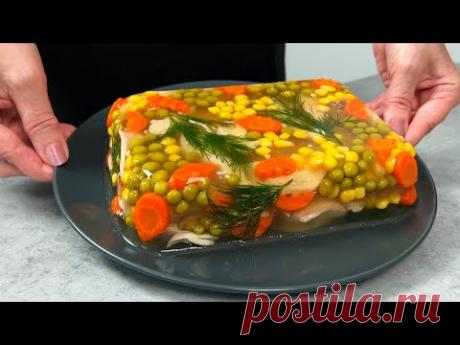 Вместо ХОЛОДЦА! Нереально вкусная закуска на праздничный стол. Дешево и просто. Съедается первым!