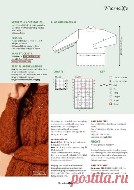 "Много модных". Подборка вязаных джемперов из журнала The Knitter. | Asha. Вязание, дизайн, прогулки фотографии, мода.🌶 | Дзен