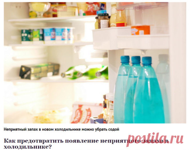 Запах в холодильнике. Как избавиться? - Woman's Day