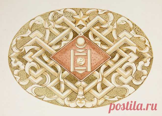 этнические орнаменты » Традиционный монгольский орнамент