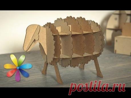 Как из коробки сделать стеллаж для детских книг или игрушек? – Все буде добре-Выпуск 651 - 12.08.15