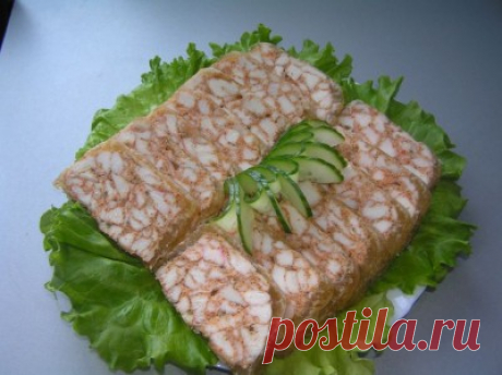 Куриный рулет : Закуски и бутерброды