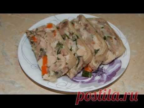 ЦАРСКАЯ закуска за копейки. Свиная РУЛЬКА.