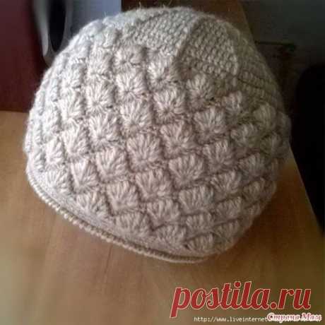 Шапка крючком.