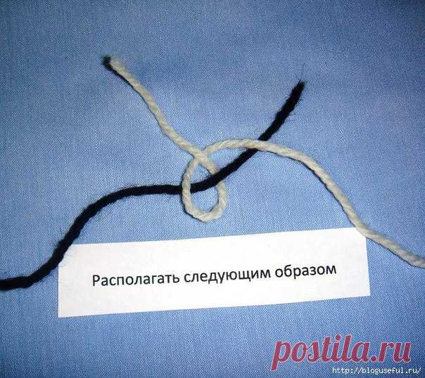 Надежный способ соединения ниток