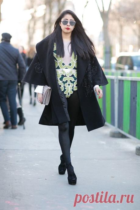 PFW fall 2015. Образы / Street Style
