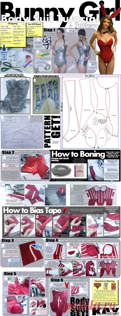 Bunny Girl Bodysuit Tutorial and Pattern by calgarycosplay on DeviantArt