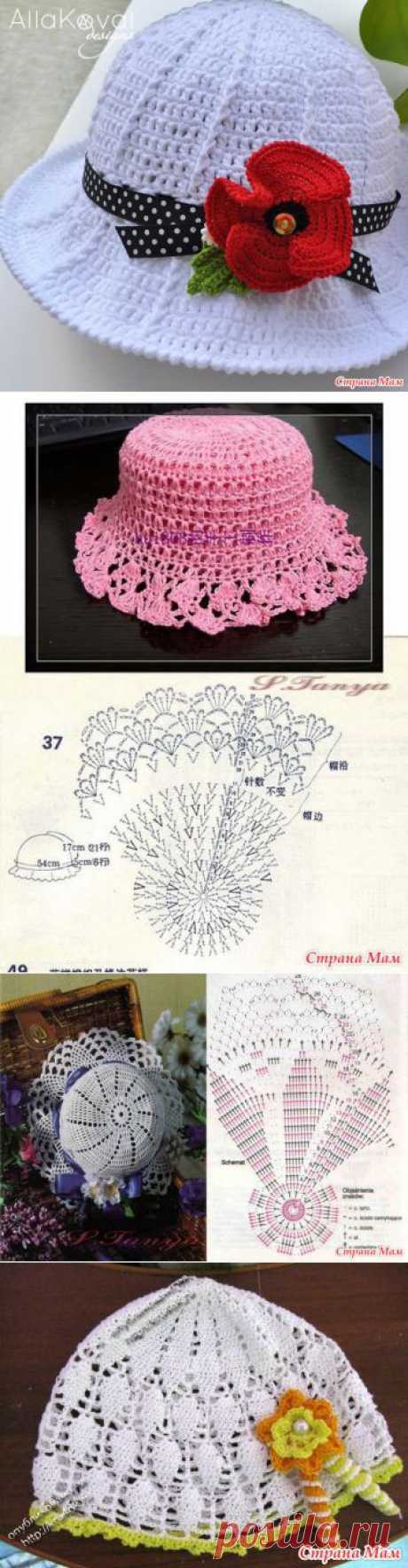 Схемы для панамок - В.Г.У. - Вязаные Головные Уборы - Страна Мам