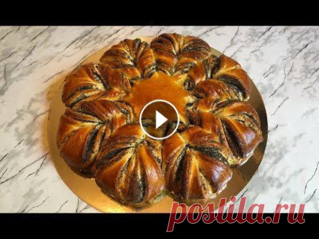 Пирог &quot;Цветок с Маком&quot; Очень Воздушный и Вкусный) / Pie &quot;Flower With Poppy&quot; / Пошаговый Рецепт Пирог &quot;Цветок с Маком&quot; (Очень Воздушный и Вкусный) / Pie &quot;Flower With Poppy&quot; / Пошаговый Рецепт В этом видео я вам подробно расска...