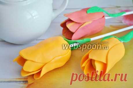 Кейк попсы тюльпаны рецепт с фото, как приготовить на Webspoon.ru