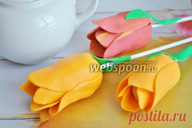 Кейк попсы тюльпаны рецепт с фото, как приготовить на Webspoon.ru