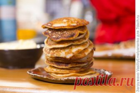 Фантастические оладушки с медовым маслом: вкусные и нежные!