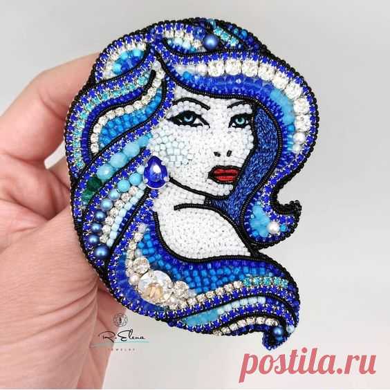 Броши. Вышивка бисером